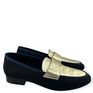 Chanel Two-Tone Leather Loafer